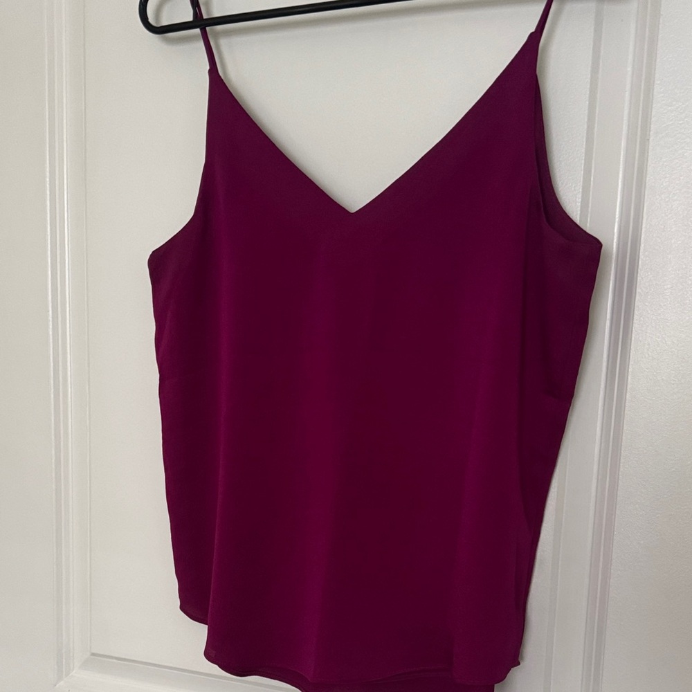 Express Elegant Magenta Cami Top - Picture 7 of 9